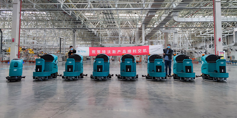 TVX-vloerschrobmachines winnen het vertrouwen van Dongfeng Nissan Factory